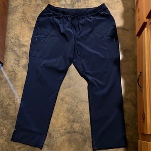 2X navy scrub star pants